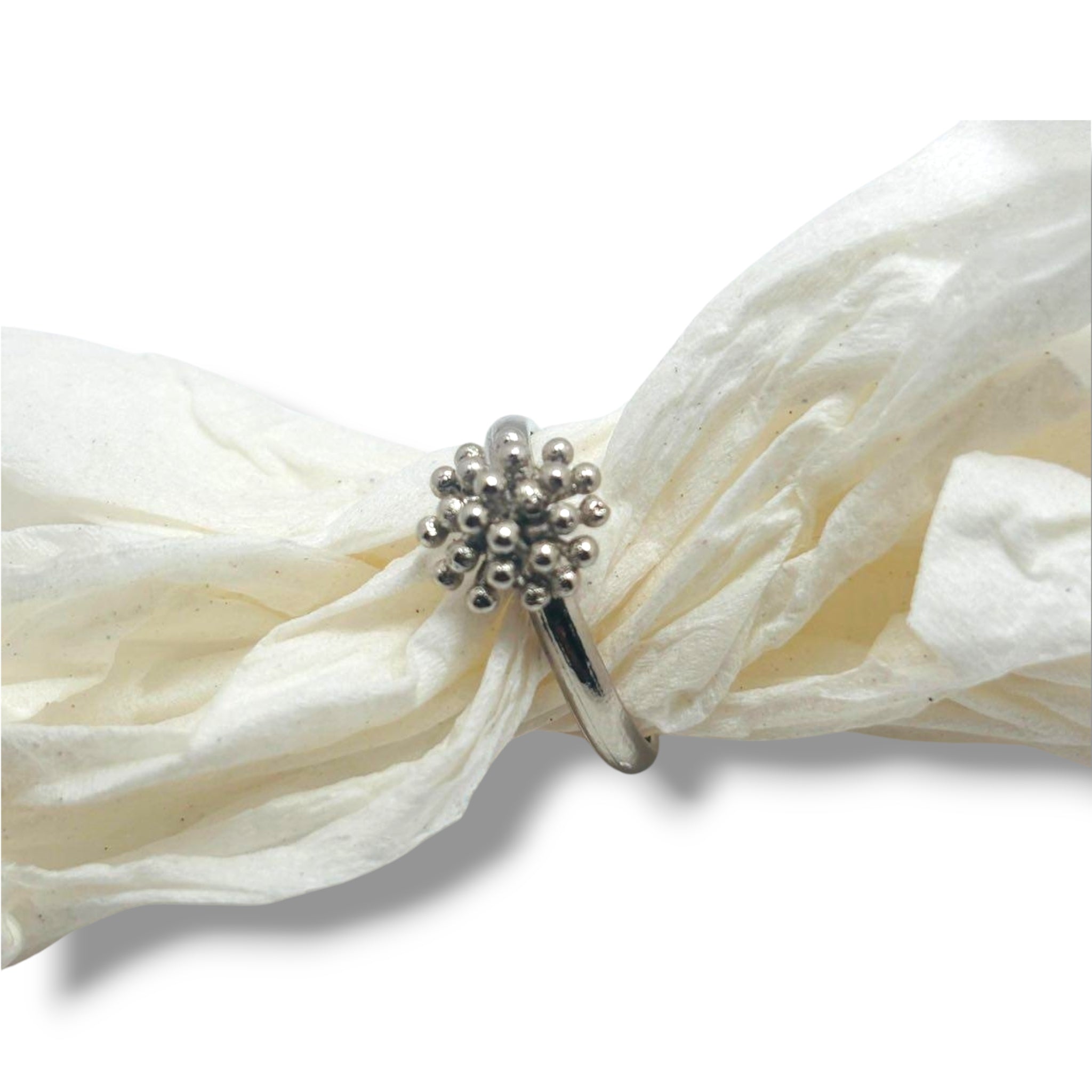 "SU Jewelry Stella Ring – Handcrafted Botanical Silver Ring"

