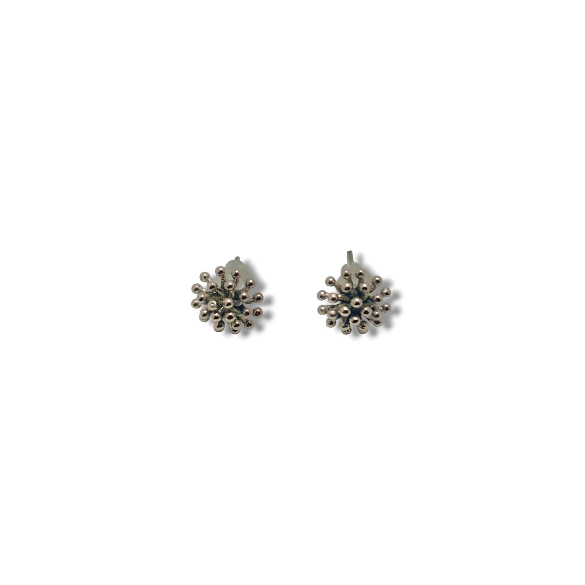 Stella Studs – Sterling Silver Lily of the Valley Earrings by su jewelry

