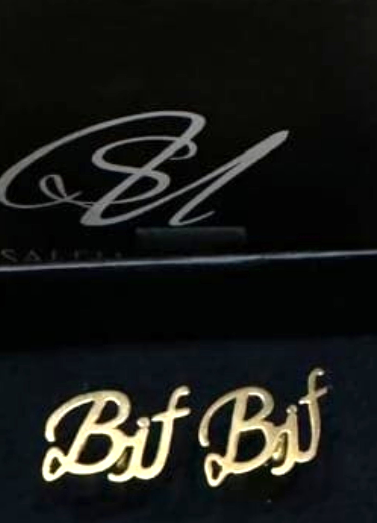 Signature Statement Cufflinks – Silver and 18k Gold-Plated Design

