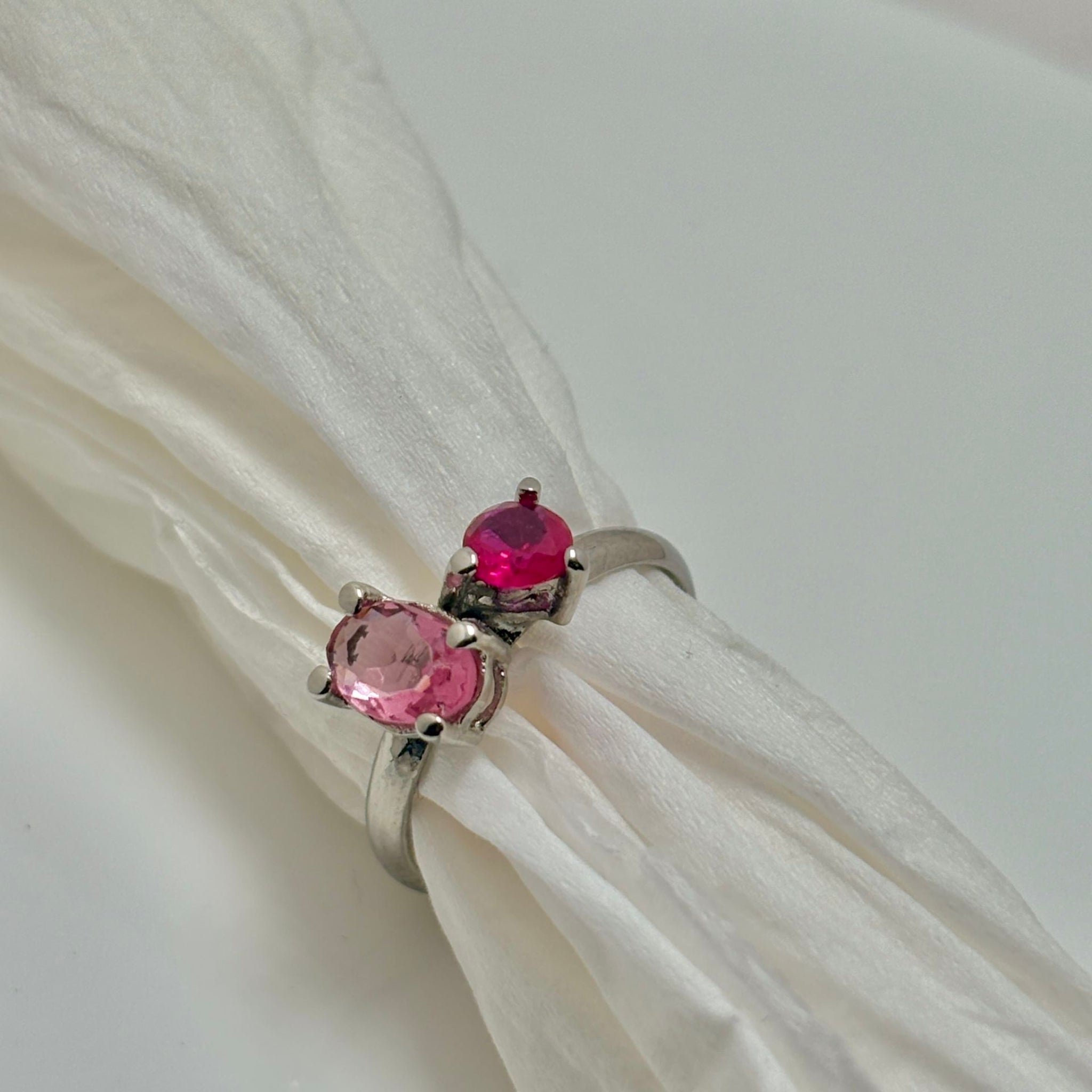 Berry Blush Ring – Toi et Moi Birthstone Ring